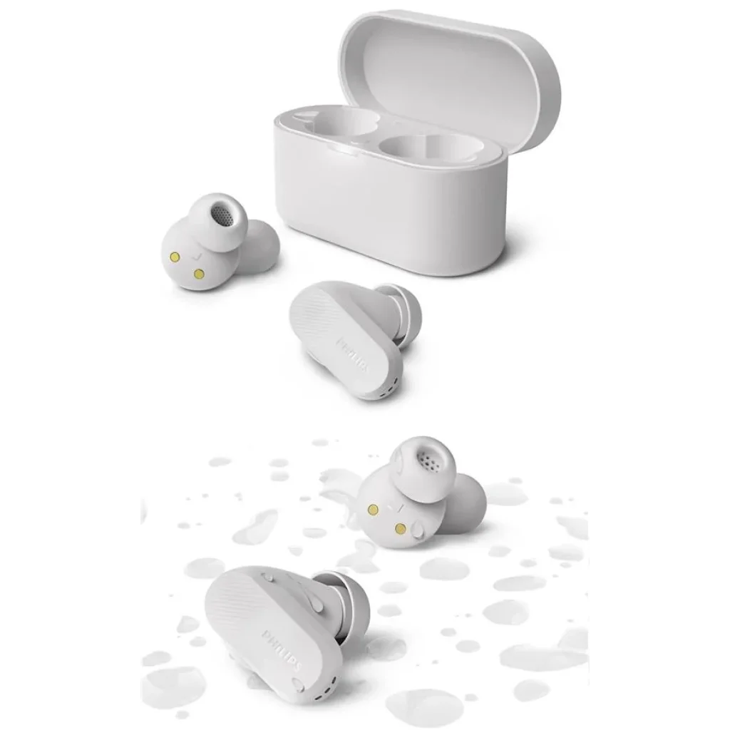 Навушники TWS Philips TAT3509 BT 5.3, ANC, IPX4, SBC, LC3, Mic, Білий, TAT3509WT/00 UA